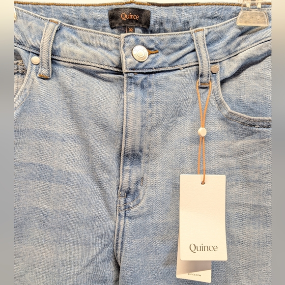 Quince Bella Stretch Wide Leg Jeans Size 32 NWT - Picture 3 of 7